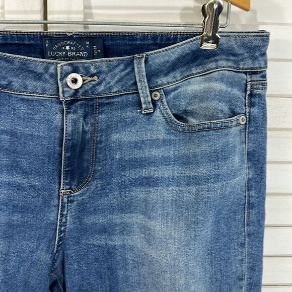 Lucky Brand Jeans Size 12 12/31 Lolita Skinny Stretch Raw Hem Ankle - Picture 5 of 14